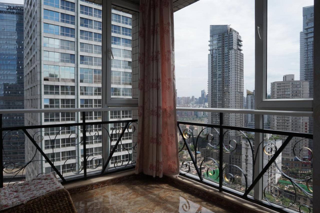 Xiao Yu Residential Apartment Near Jiefangbei And Hongya Cave Csungking Kültér fotó